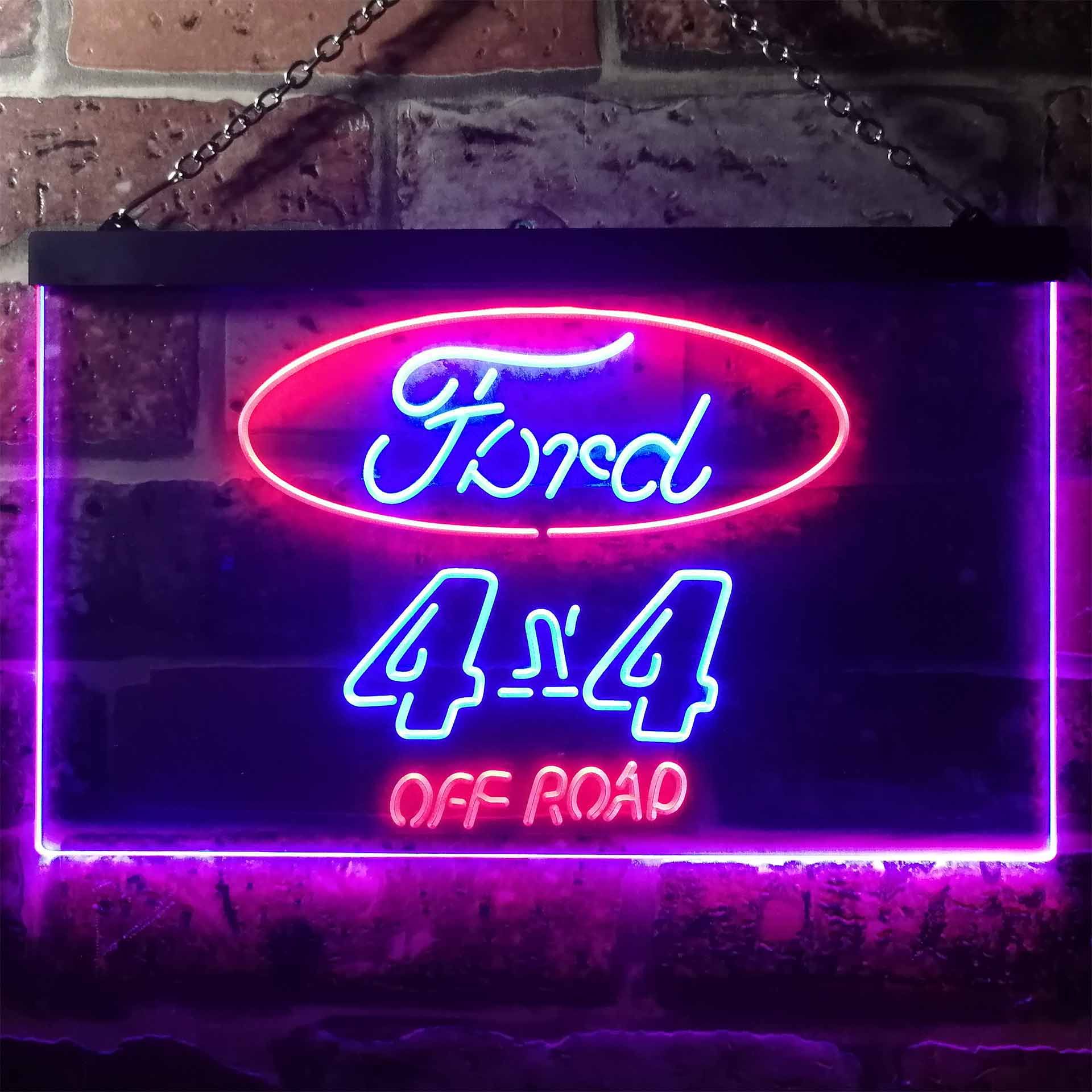 Ford 4x4 Off RoadDual LED Neon Light Sign